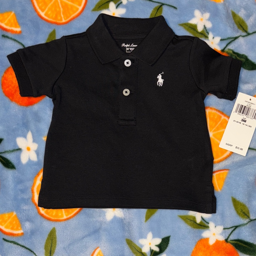 Ralph Lauren Navy Kids Polo Shirt